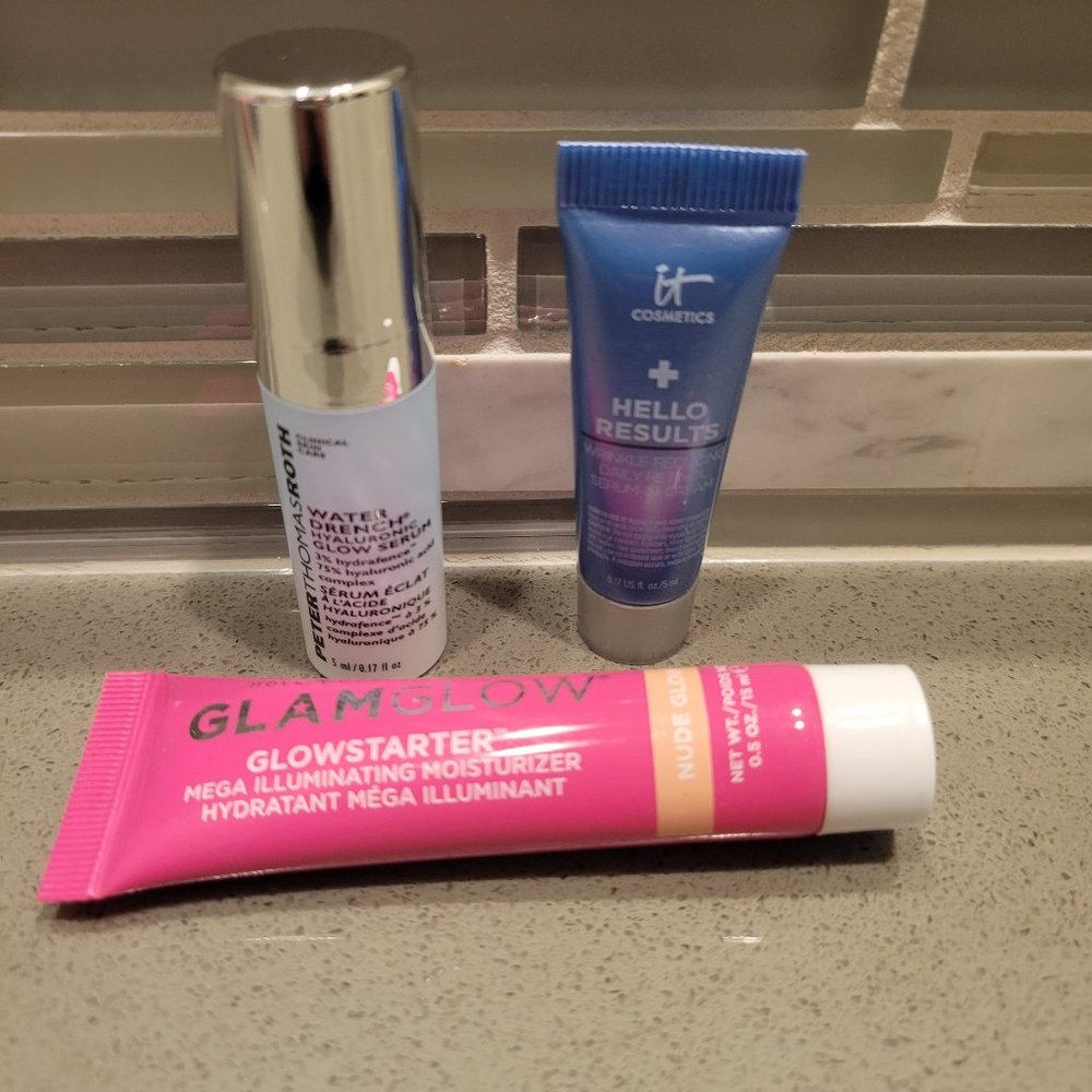 3 for $15, 5 for $20 Moisturizer lot set glam glow it cosmetics, peter thomas